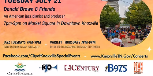 Jazz on the Square - Donald Brown & Friends 