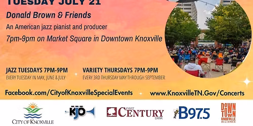 Jazz on the Square - Donald Brown & Friends 