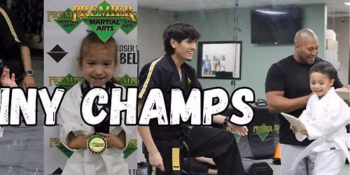 Tiny Champs Martial Arts Class (AGES 3-4)