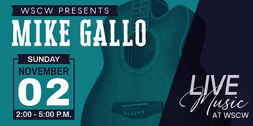 Mike Gallo Live at WSCW November 2