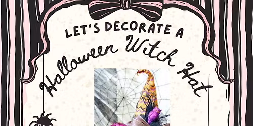 \ud83d\udda4\ud83d\udc9c Witch Hat Decorating Station!