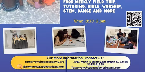 Tomorrows Hope Academy Summer Camp 2026