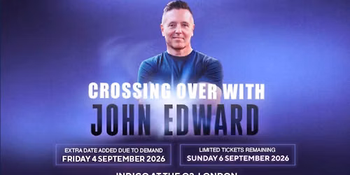 Crossing Over with Psychic Medium John Edward live in London, UK