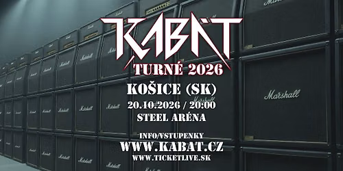 Košice - Kabát Turné 2026