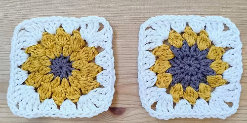 Sunflower Granny Square (3 weeks)