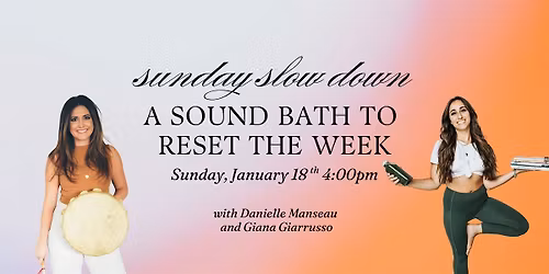 Sunday Slow Down: A Sound Bath to Reset the Week