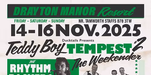 The TR5's at Teddy Boy Tempest, Tamworth