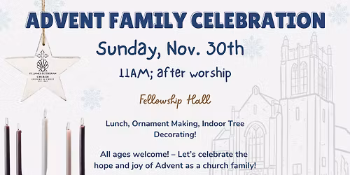 Advent Family Celebration \ud83d\udd6f