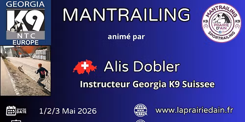 Stage Mantrailing anim\u00e9 par Alis Dobler