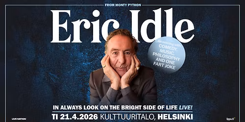 Eric Idle (UK), Kulttuuritalo, Helsinki 21.4.2026
