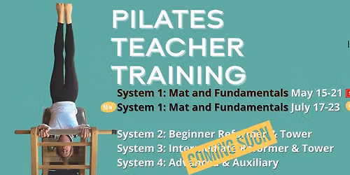 Briggs Pilates Teacher Training: Mat & Fundamentals (Cohort B)