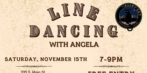 Line Dancing at The Alley Cat! 