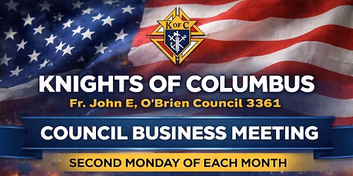 KofC Council 3361 Business Meeting
