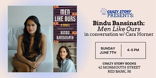 Bindu Bansinath: Men Like Ours In Conversation w\/ Cara Horner