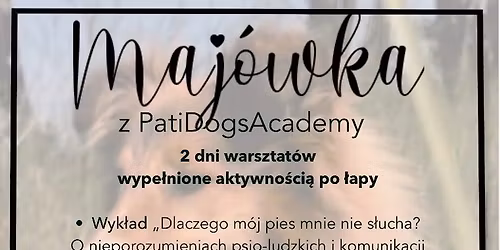 Maj\u00f3wka z PatiDogsAcademy 