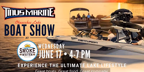 Boat Show on Okauchee Lake at Smoke on the Water with Tinus Marine