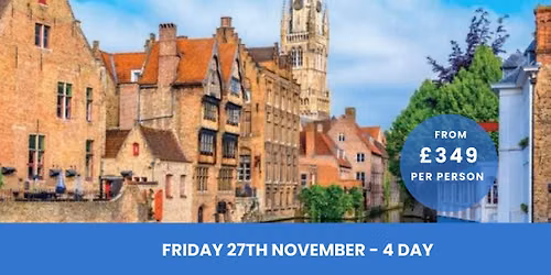 Brussels & Bruges Christmas Market inc. Coach Travel