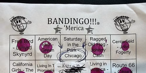 BANDINGO MUSIC BINGO at The Park on 66th- Thursdays with Iron Aiden, 6:30pm
