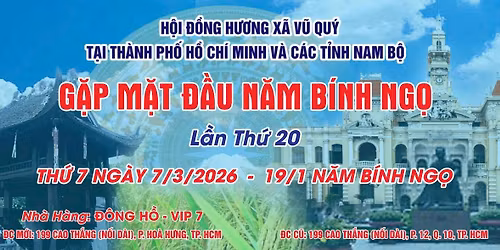 H\u1ecdp m\u1eb7t \u0111\u1ea7u xu\u00e2n 2026 l\u1ea7n th\u1ee9 20 t\u1ea1i tphcm
