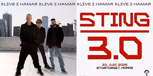 Sting p\u00e5 Stortorget i Hamar