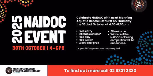 Bathurst Aquatic Naidoc Pool Day
