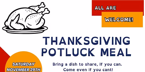 THANKSGIVING POTLUCK MEAL (NEURODIVERGENT NIGHTS SPECIAL HOLIDAY EDITION)