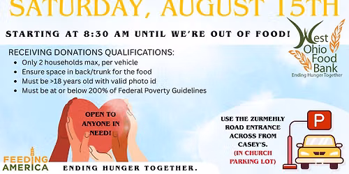 Mobile Food Pantry - Free Food Distribution at Shawnee United Methodist Church
