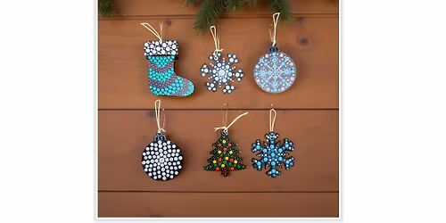 Dot Painted Ornaments @ Deadhead Brew Co