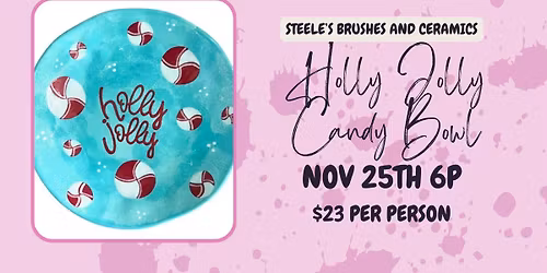 Holly Jolly Candy Bowl