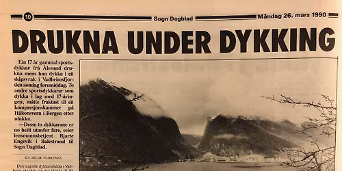 SUBKLUBB - Dykkerulykker med Geir Gundersen