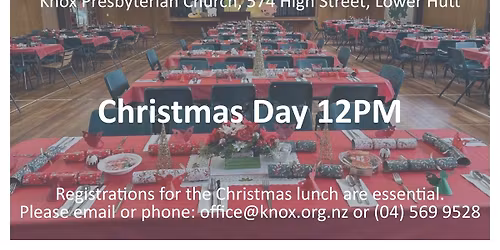 Knox Church Christmas Community Lunch 2025