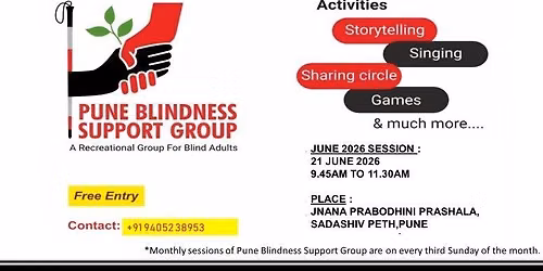 June 2026 Session of Pune Blindness Support Group