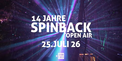 14 JAHRE SPINBACK OPEN AIR - 25.07.2026
