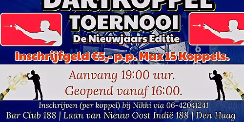 188 Dartkoppeltoernooi: De Nieuwjaars Editie!