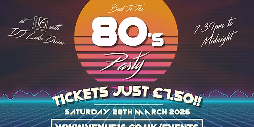 Back to the 80's Party!