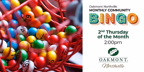 Monthly Community Bingo