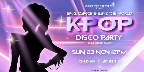 KPop Demon Hunter Disco Party Sydney - Sing a Long | Games | Meet & Greet