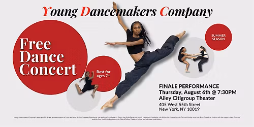Young Dancemakers Company Performance at The Ailey Citigroup Theater