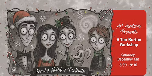 Family Holiday Portraits - A Tim Burton Workshop