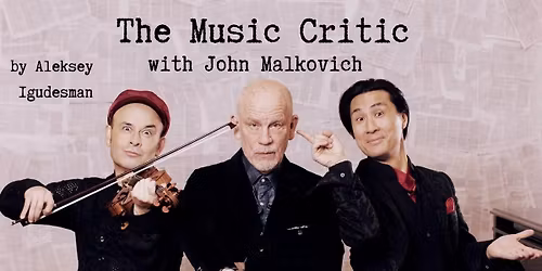 John Malkovich in The Music Critic at McCarter Theatre Center