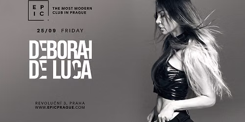 DEBORAH DE LUCA \u2192 EPIC Prague