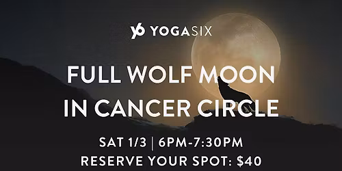 Full Wolf Moon in Cancer Circle