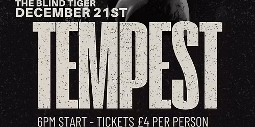 Blind Tiger - 21st December