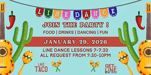 Lake Taco Line Dance Night - January