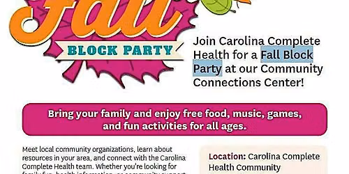 Fall Block Party