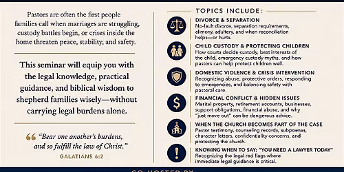Shepherding Families Through Divorce, Custody & Crisis