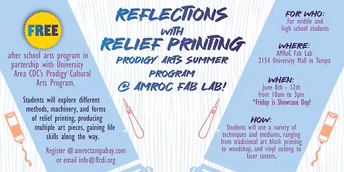 FREE Summer Art Program @ AMRoC Fab Lab