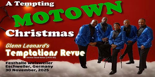 A Tempting Motown Christmas with Glenn Leonard's Temptations Revue