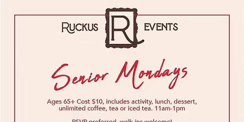 Senior Monday - May