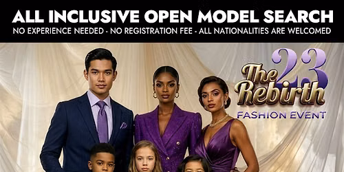 ATLANTA OPEN TO ALL MODEL CASTING THIS SUNDAY JULY 26TH 2027.
